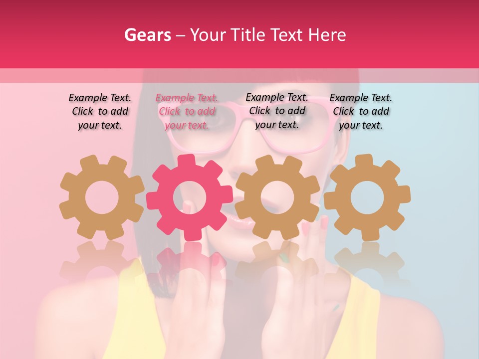 Sexy Beautiful Closeup PowerPoint Template