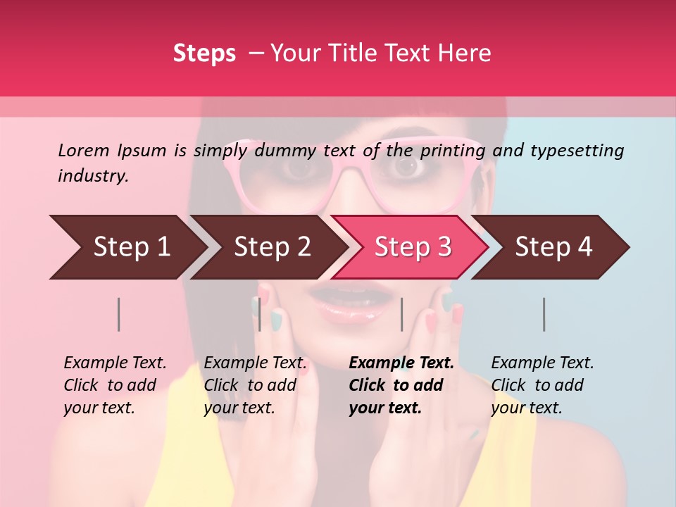 Sexy Beautiful Closeup PowerPoint Template