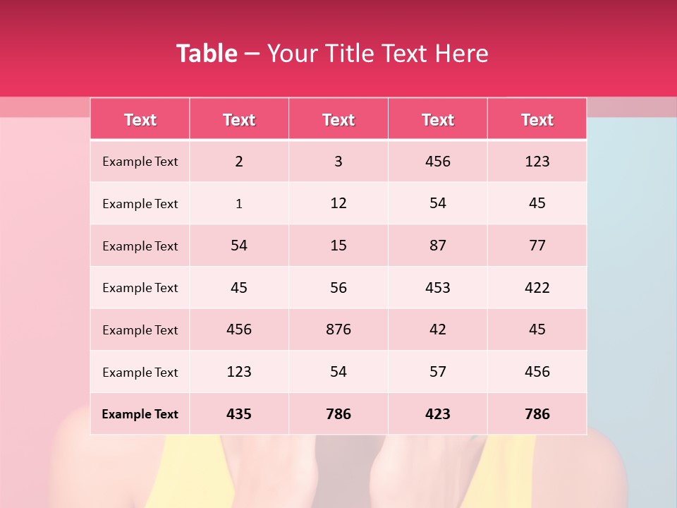 Sexy Beautiful Closeup PowerPoint Template