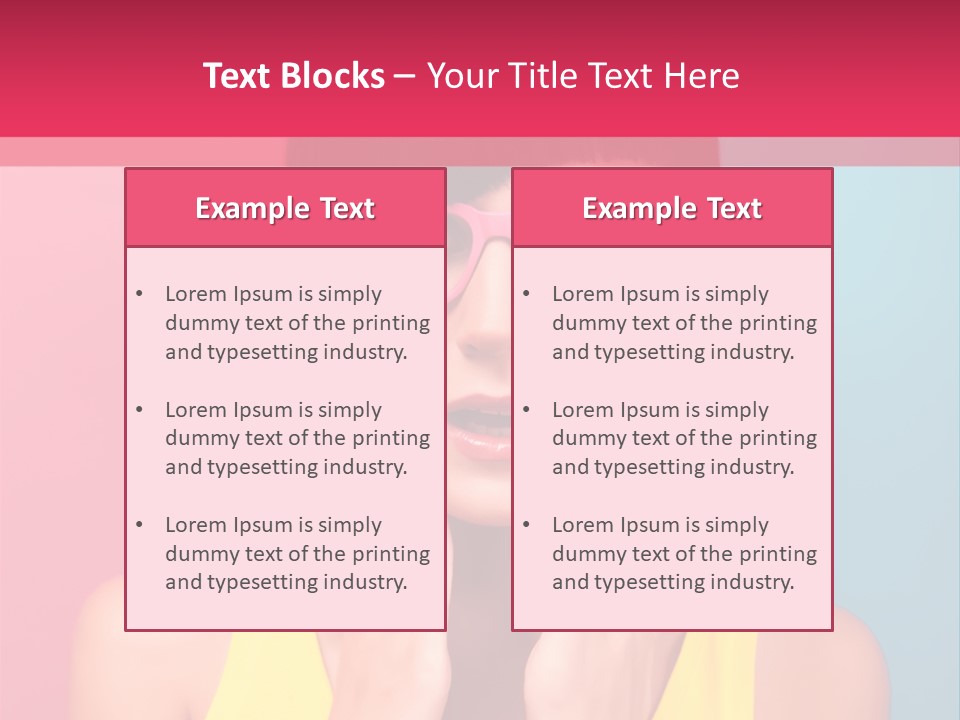 Sexy Beautiful Closeup PowerPoint Template