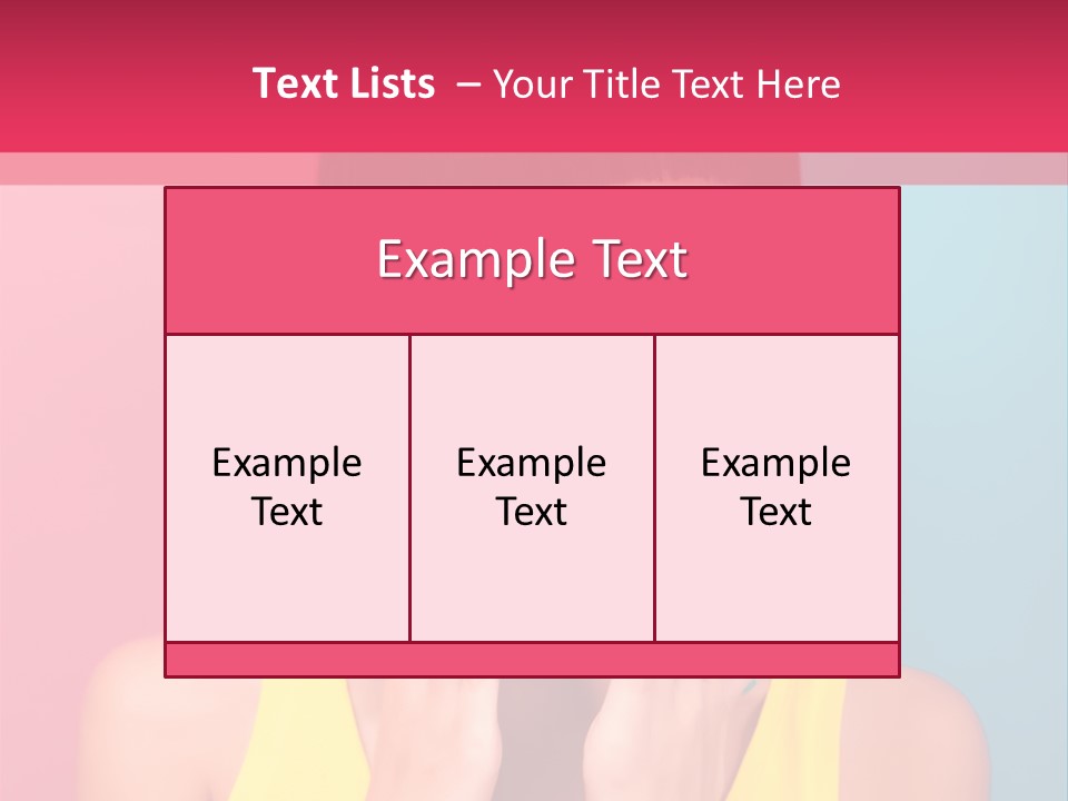 Sexy Beautiful Closeup PowerPoint Template