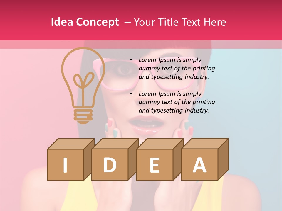 Sexy Beautiful Closeup PowerPoint Template