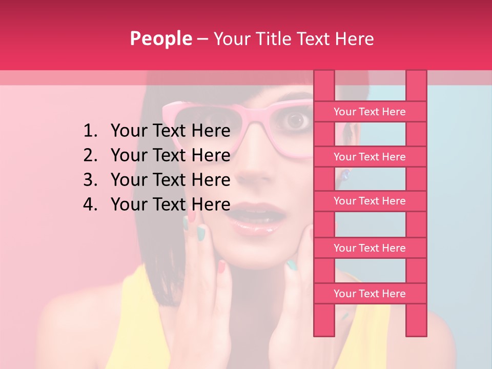 Sexy Beautiful Closeup PowerPoint Template