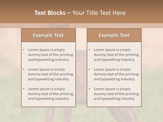 Roe Bock Female PowerPoint Template