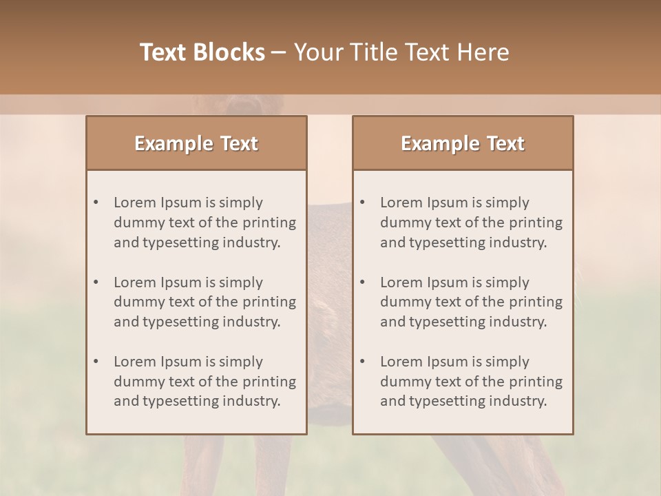 Roe Bock Female PowerPoint Template