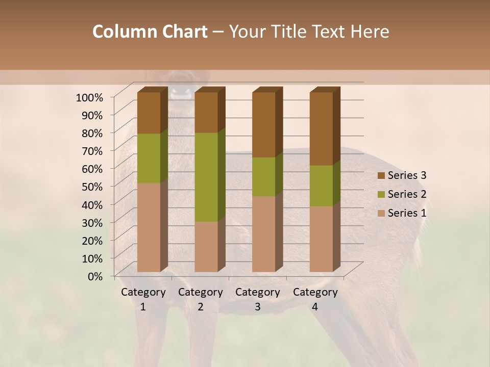 Roe Bock Female PowerPoint Template