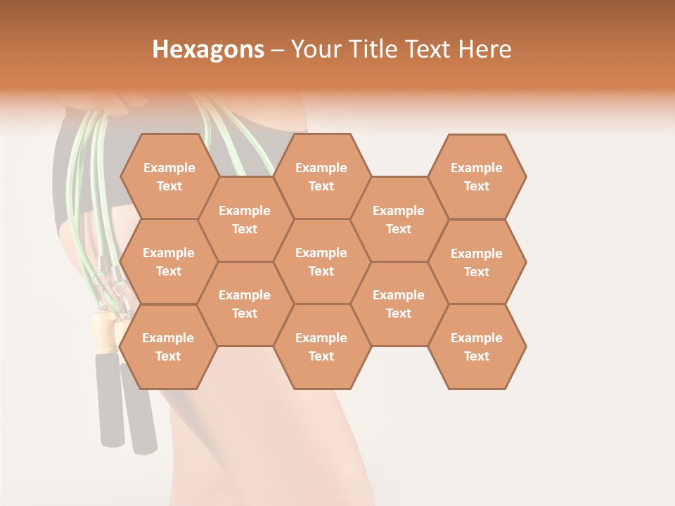 A Woman's Butt With A Skipping Rope Attached To It PowerPoint Template