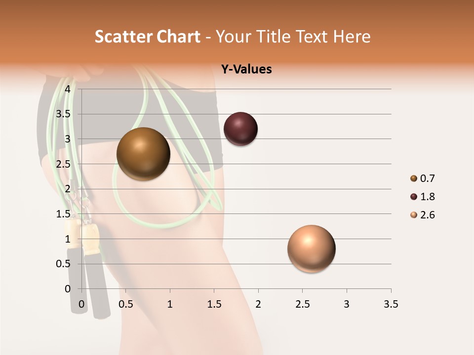 A Woman's Butt With A Skipping Rope Attached To It PowerPoint Template