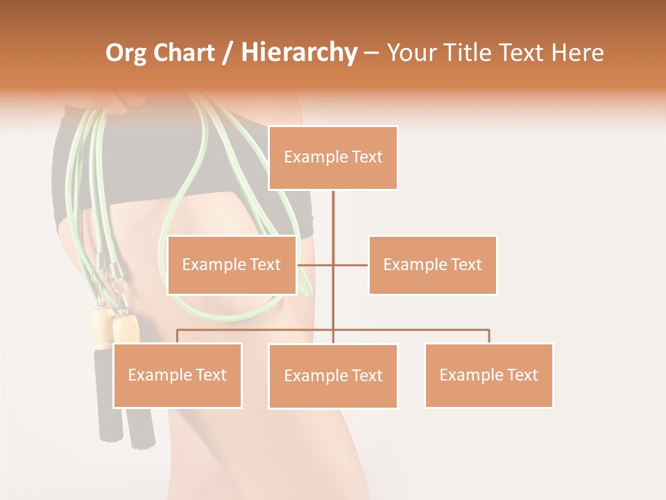 A Woman's Butt With A Skipping Rope Attached To It PowerPoint Template