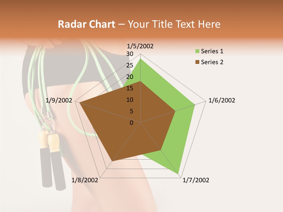 A Woman's Butt With A Skipping Rope Attached To It PowerPoint Template