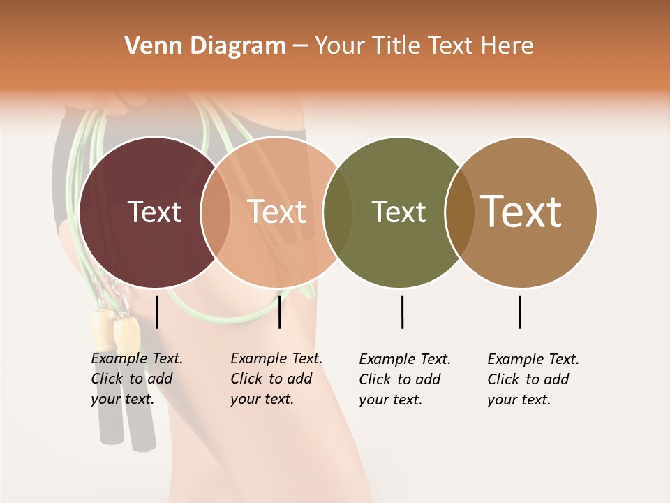 A Woman's Butt With A Skipping Rope Attached To It PowerPoint Template