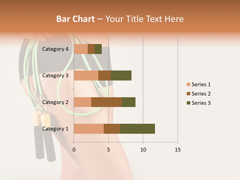 A Woman's Butt With A Skipping Rope Attached To It PowerPoint Template