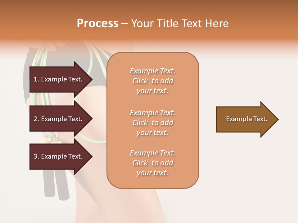 A Woman's Butt With A Skipping Rope Attached To It PowerPoint Template