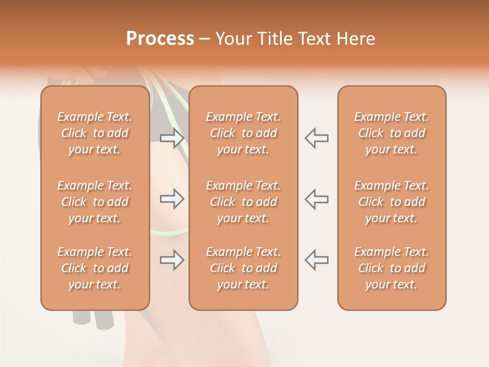 A Woman's Butt With A Skipping Rope Attached To It PowerPoint Template