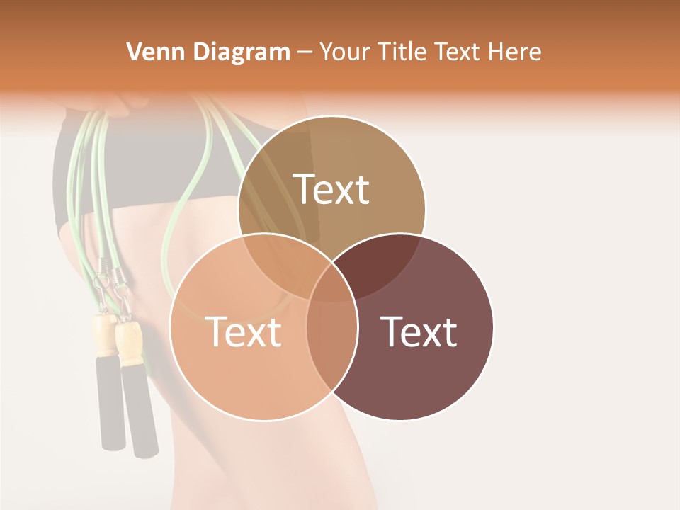 A Woman's Butt With A Skipping Rope Attached To It PowerPoint Template