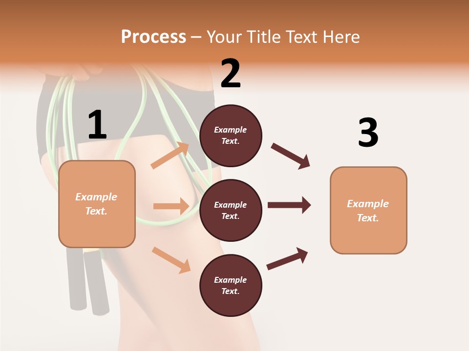 A Woman's Butt With A Skipping Rope Attached To It PowerPoint Template