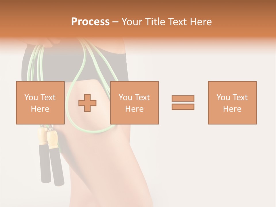 A Woman's Butt With A Skipping Rope Attached To It PowerPoint Template