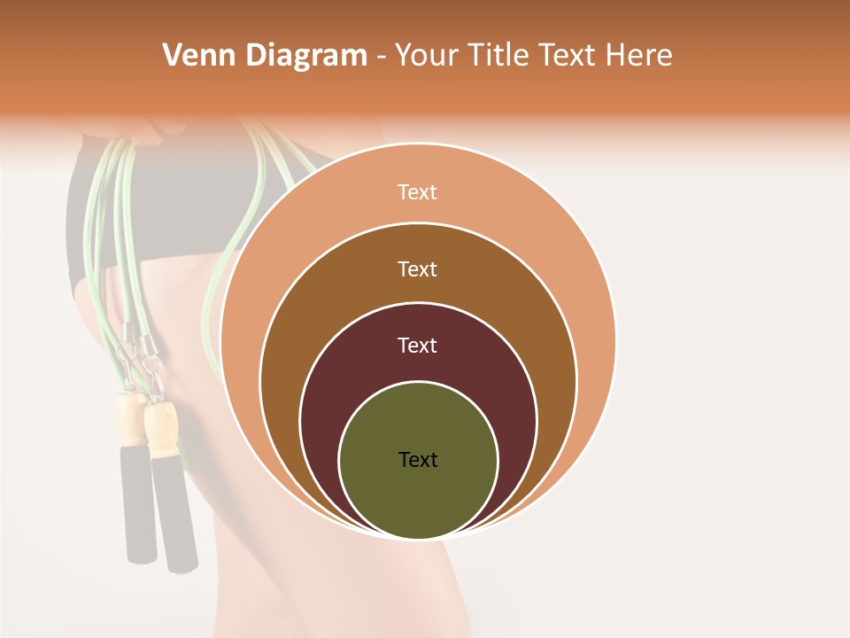 A Woman's Butt With A Skipping Rope Attached To It PowerPoint Template
