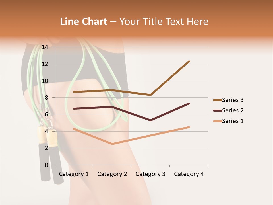 A Woman's Butt With A Skipping Rope Attached To It PowerPoint Template