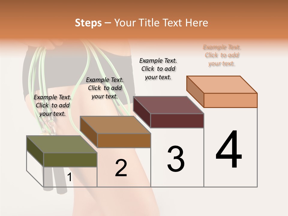 A Woman's Butt With A Skipping Rope Attached To It PowerPoint Template