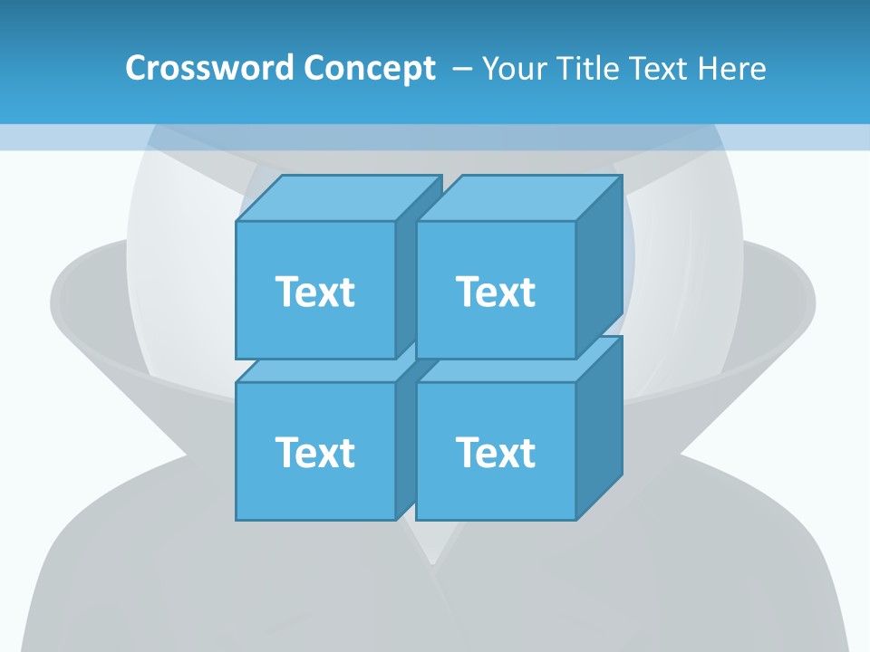 A Blue Eyed Man In A Black Suit And Hat PowerPoint Template