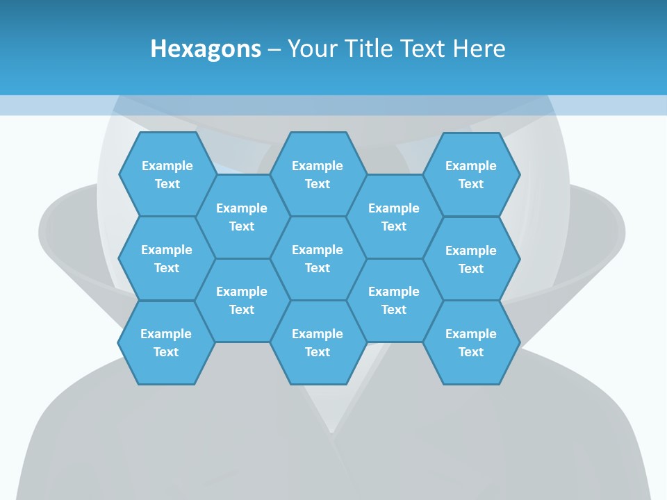 A Blue Eyed Man In A Black Suit And Hat PowerPoint Template