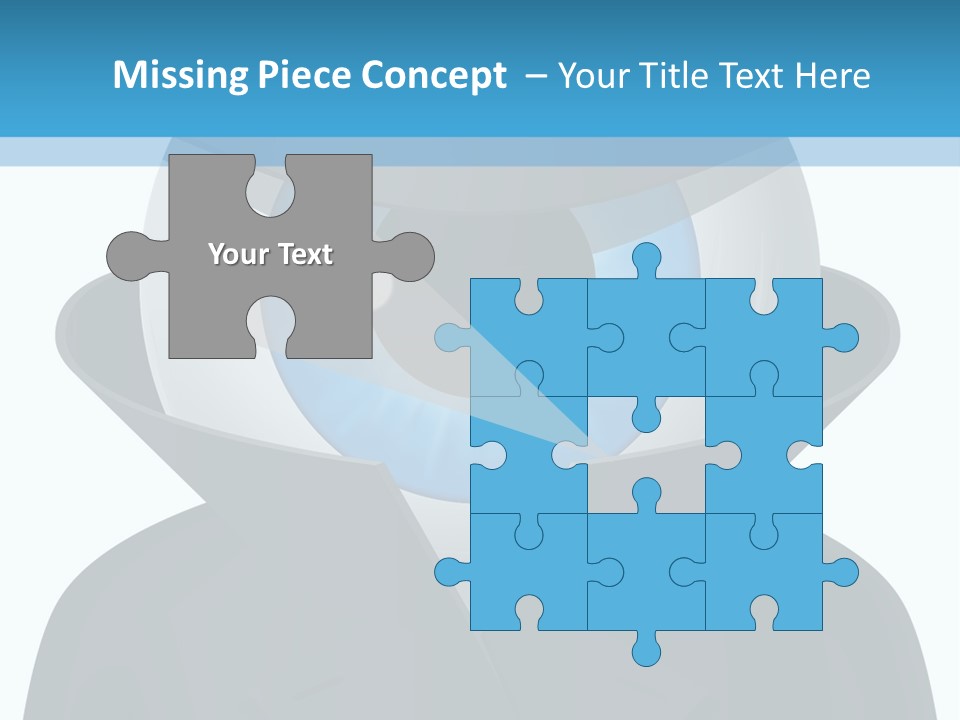 A Blue Eyed Man In A Black Suit And Hat PowerPoint Template