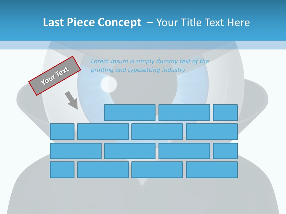 A Blue Eyed Man In A Black Suit And Hat PowerPoint Template