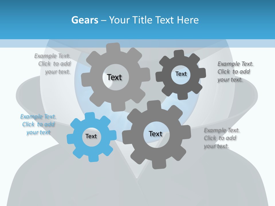 A Blue Eyed Man In A Black Suit And Hat PowerPoint Template