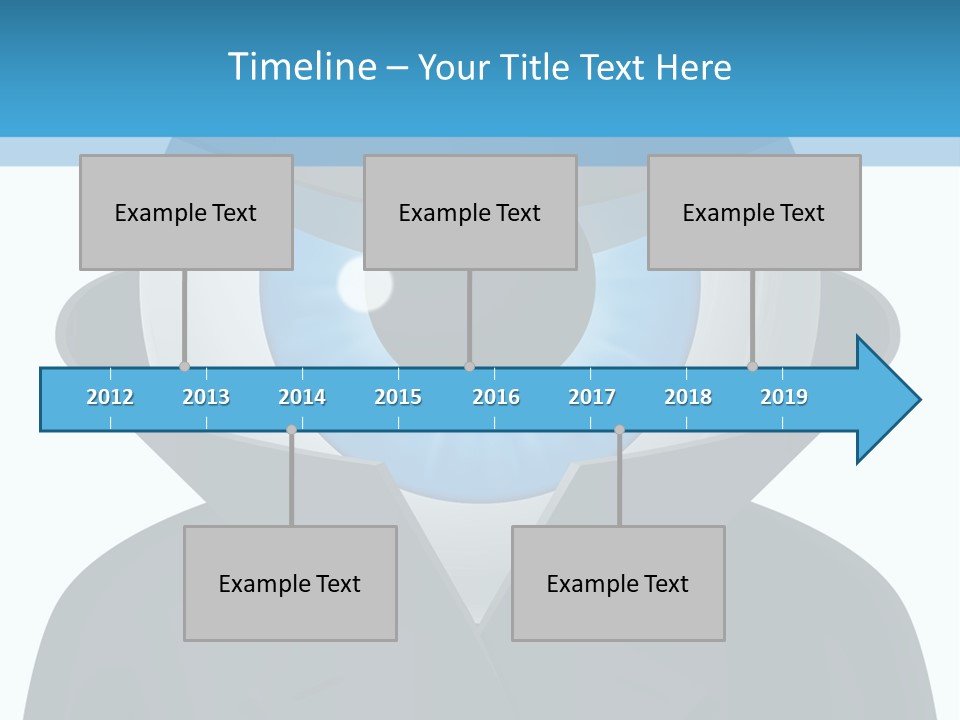 A Blue Eyed Man In A Black Suit And Hat PowerPoint Template