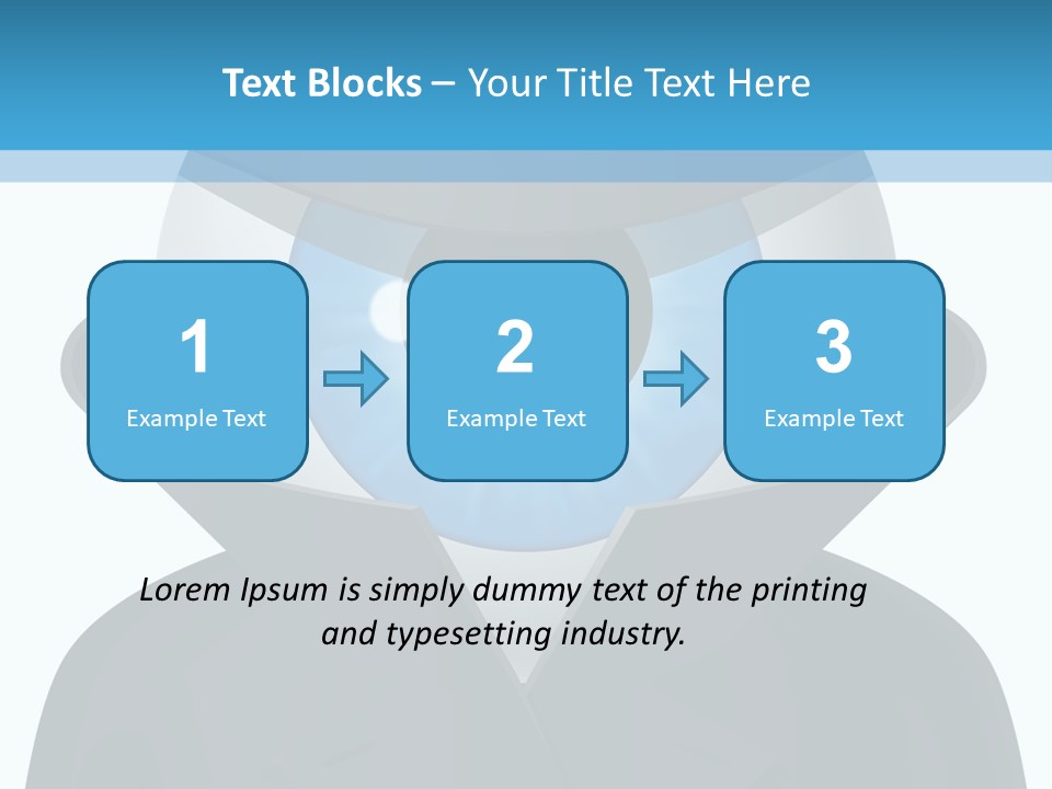 A Blue Eyed Man In A Black Suit And Hat PowerPoint Template