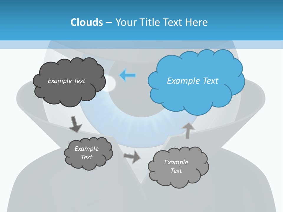 A Blue Eyed Man In A Black Suit And Hat PowerPoint Template