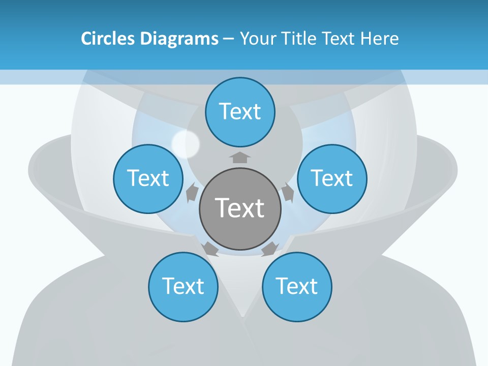 A Blue Eyed Man In A Black Suit And Hat PowerPoint Template