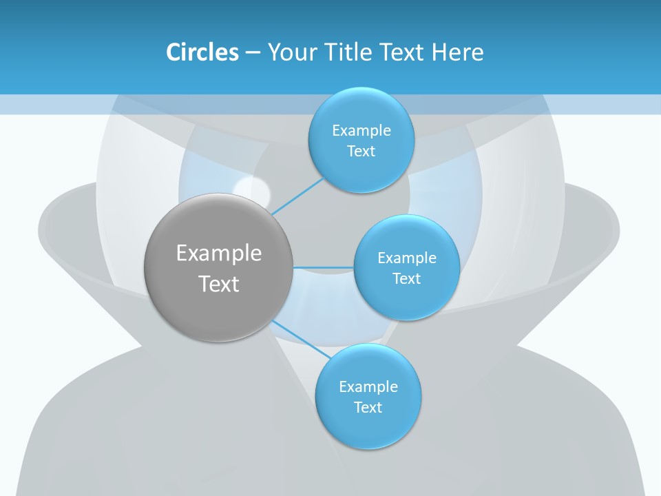 A Blue Eyed Man In A Black Suit And Hat PowerPoint Template