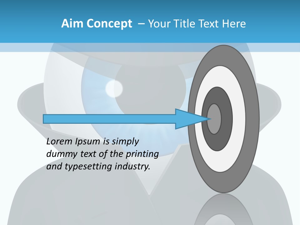 A Blue Eyed Man In A Black Suit And Hat PowerPoint Template