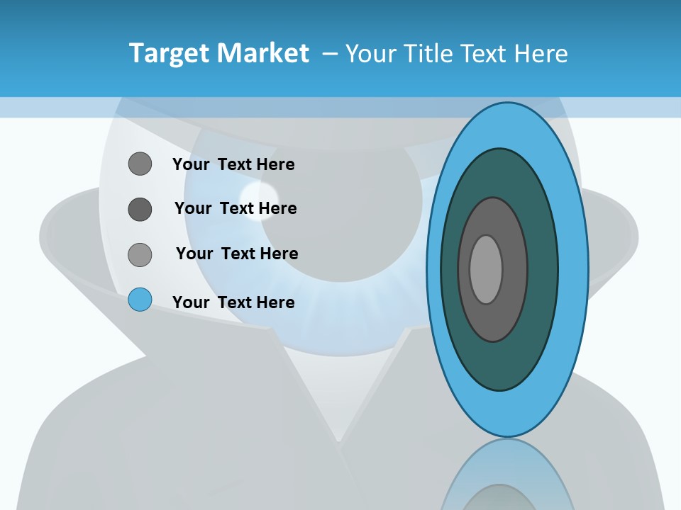 A Blue Eyed Man In A Black Suit And Hat PowerPoint Template