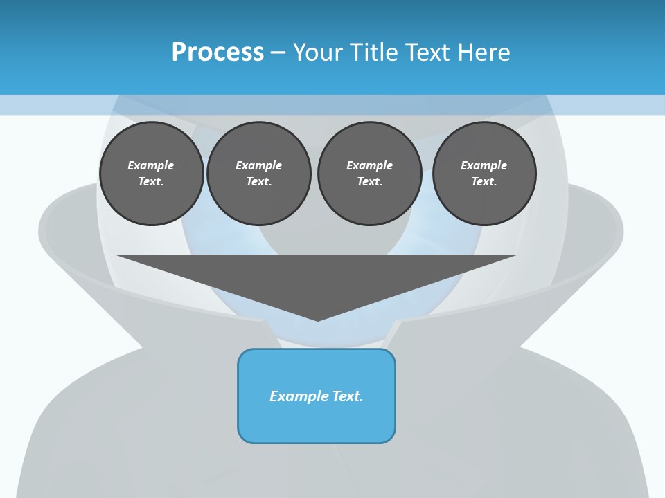 A Blue Eyed Man In A Black Suit And Hat PowerPoint Template