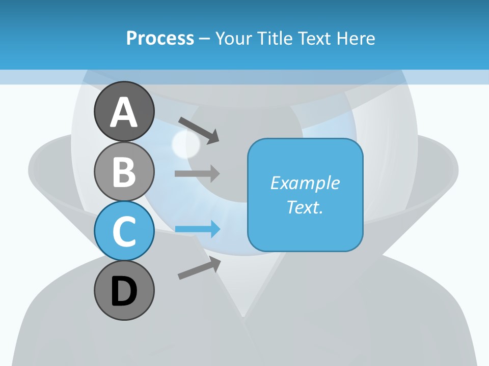 A Blue Eyed Man In A Black Suit And Hat PowerPoint Template
