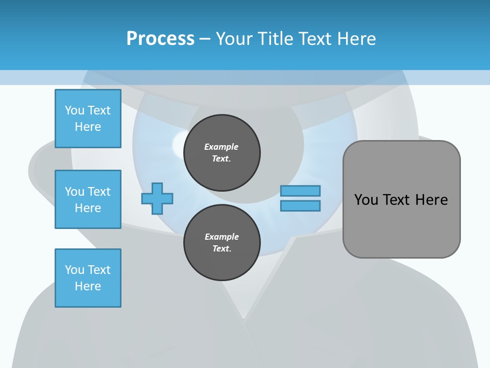 A Blue Eyed Man In A Black Suit And Hat PowerPoint Template