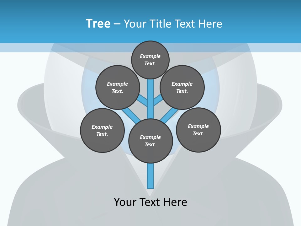 A Blue Eyed Man In A Black Suit And Hat PowerPoint Template