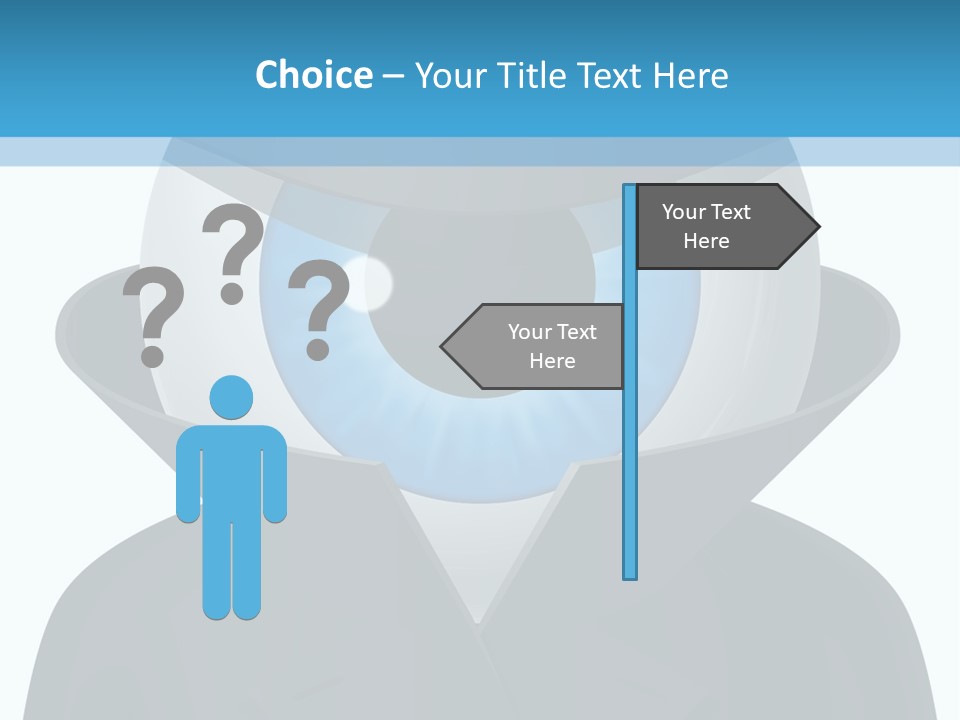 A Blue Eyed Man In A Black Suit And Hat PowerPoint Template