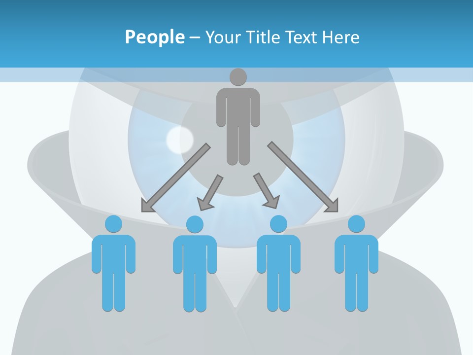 A Blue Eyed Man In A Black Suit And Hat PowerPoint Template