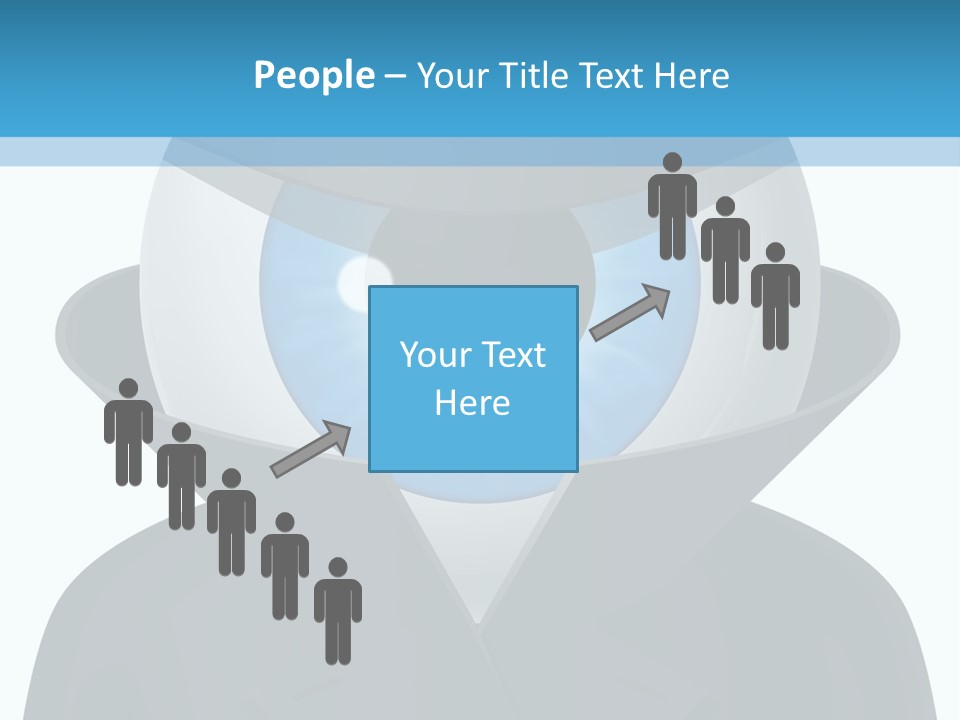 A Blue Eyed Man In A Black Suit And Hat PowerPoint Template