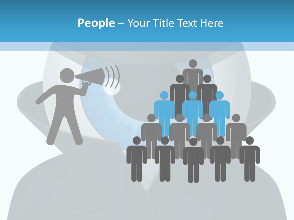 A Blue Eyed Man In A Black Suit And Hat PowerPoint Template