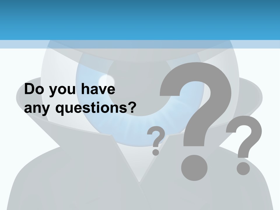 A Blue Eyed Man In A Black Suit And Hat PowerPoint Template