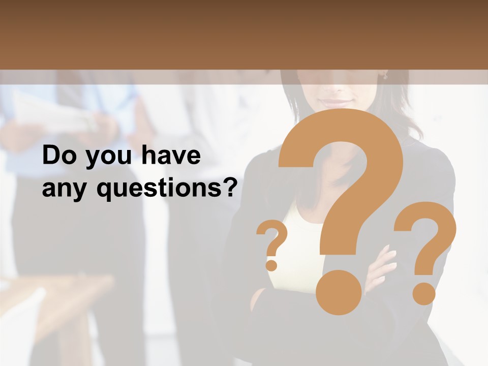 A Woman Standing In Front Of A Group Of People PowerPoint Template