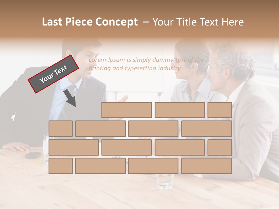 Manager Bankruptcy Crisis PowerPoint Template