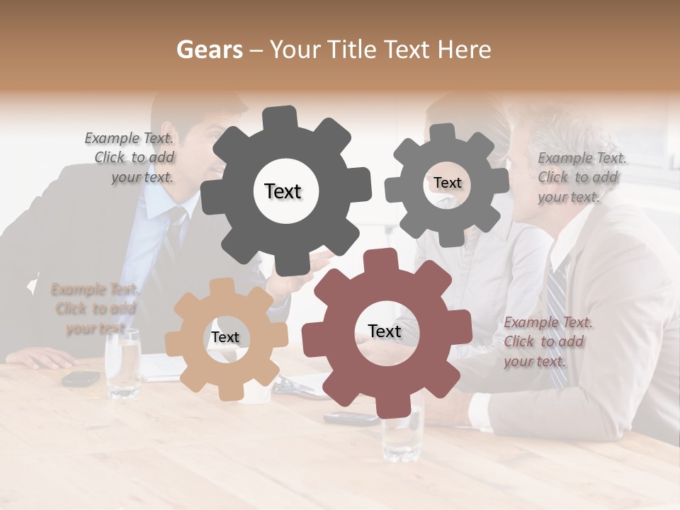 Manager Bankruptcy Crisis PowerPoint Template