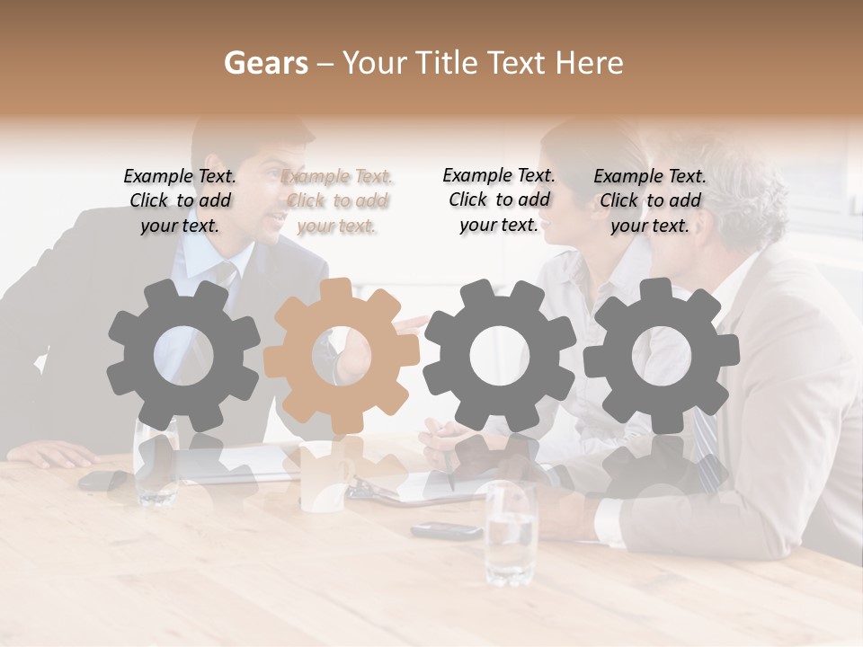 Manager Bankruptcy Crisis PowerPoint Template