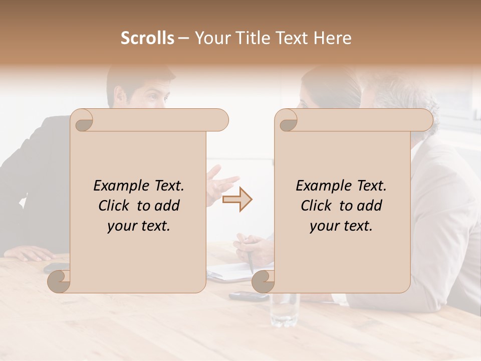 Manager Bankruptcy Crisis PowerPoint Template
